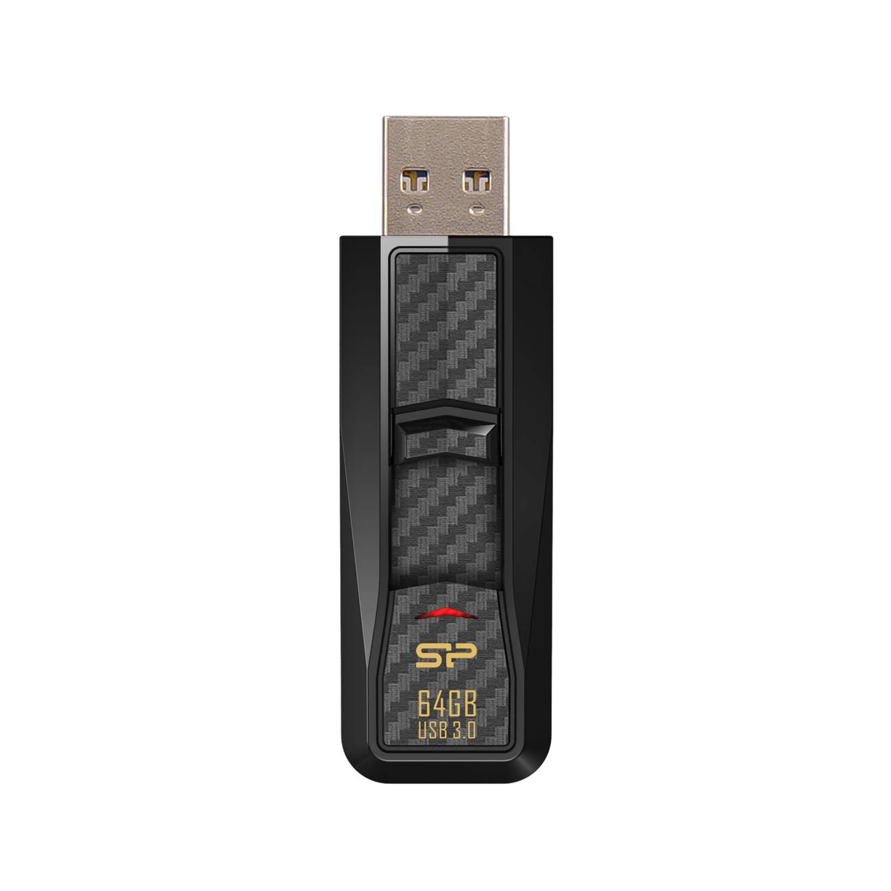 Silicon Power USB-Stick 64GB USB3.0 B50 Black Eingabe / Ausgabe