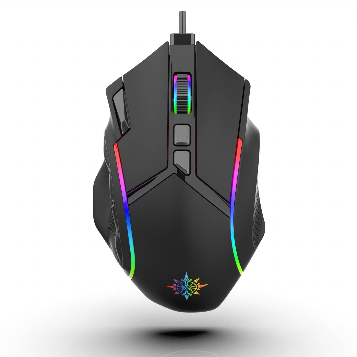 INCA Gaming Maus RGB/12800DPI/12Tasten/USB 1.80m schwarz Eingabe / Ausgabe Mäuse & Tastaturen
