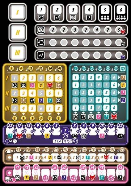 Schmidt Spiele - Clever hoch Drei, Challenge Block, 12 Stück