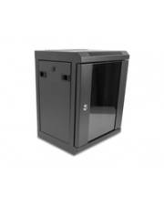 Delock 10'' Netzwerkschrank 8 HE schwarz Schwarz