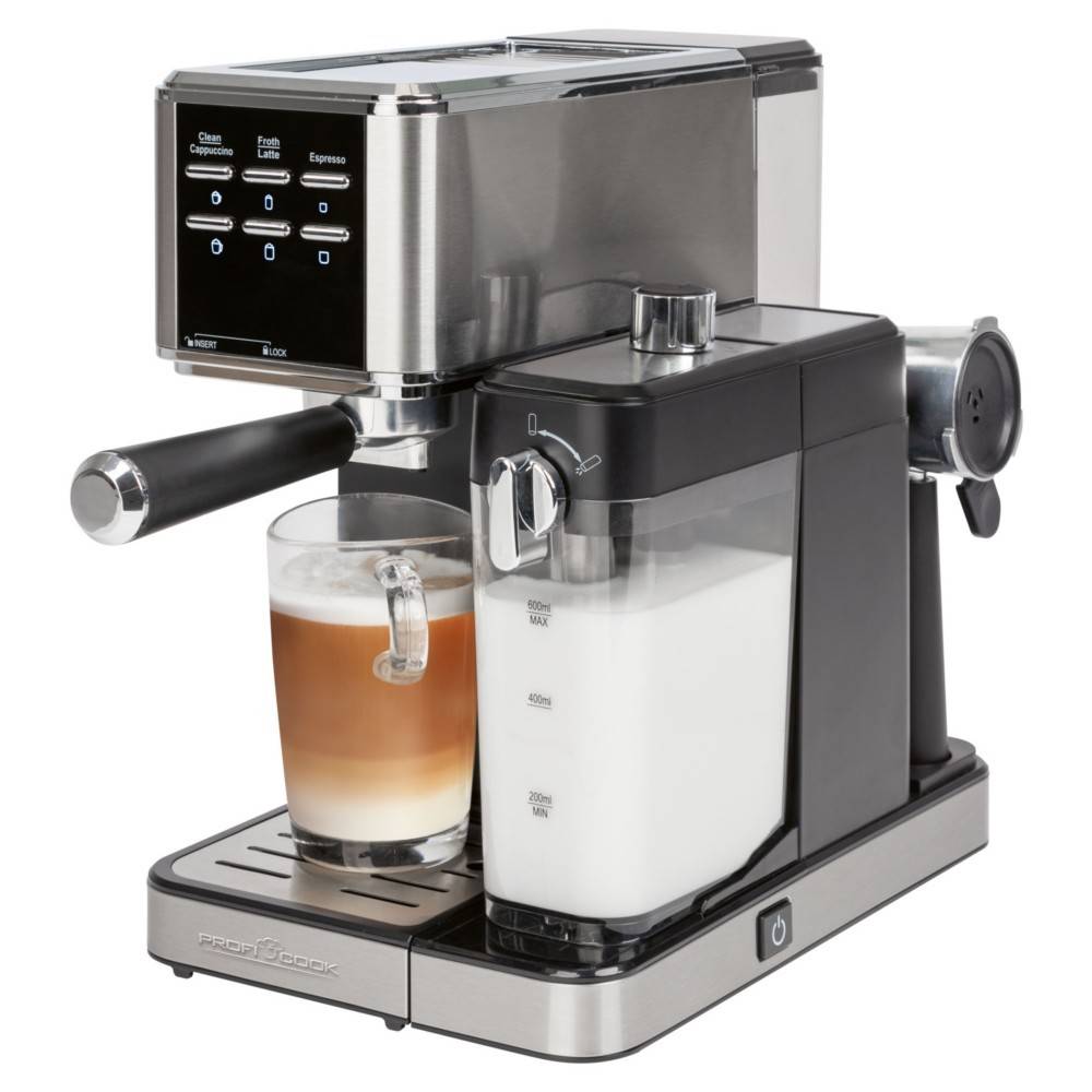 PROFI COOK Espressomaschine PC-ES/KA 1266 inox
