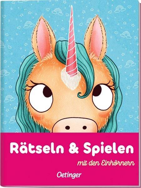 Einhörner. Puzzle im Buch. 100 Teile