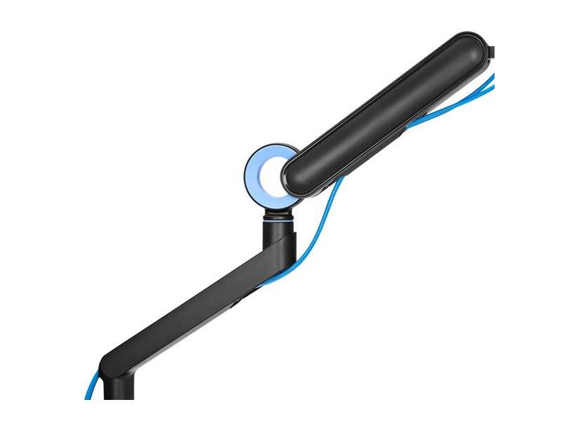 equip - Halterung - up-down - für TV - interactive - Kunststoff, stainless steel, Aluminium - Schwarz - Bildschirmgröße: