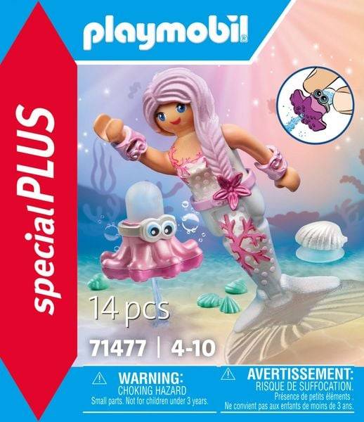 PLAYMOBIL 71477 Meerjungfrau mit Spritzkrake