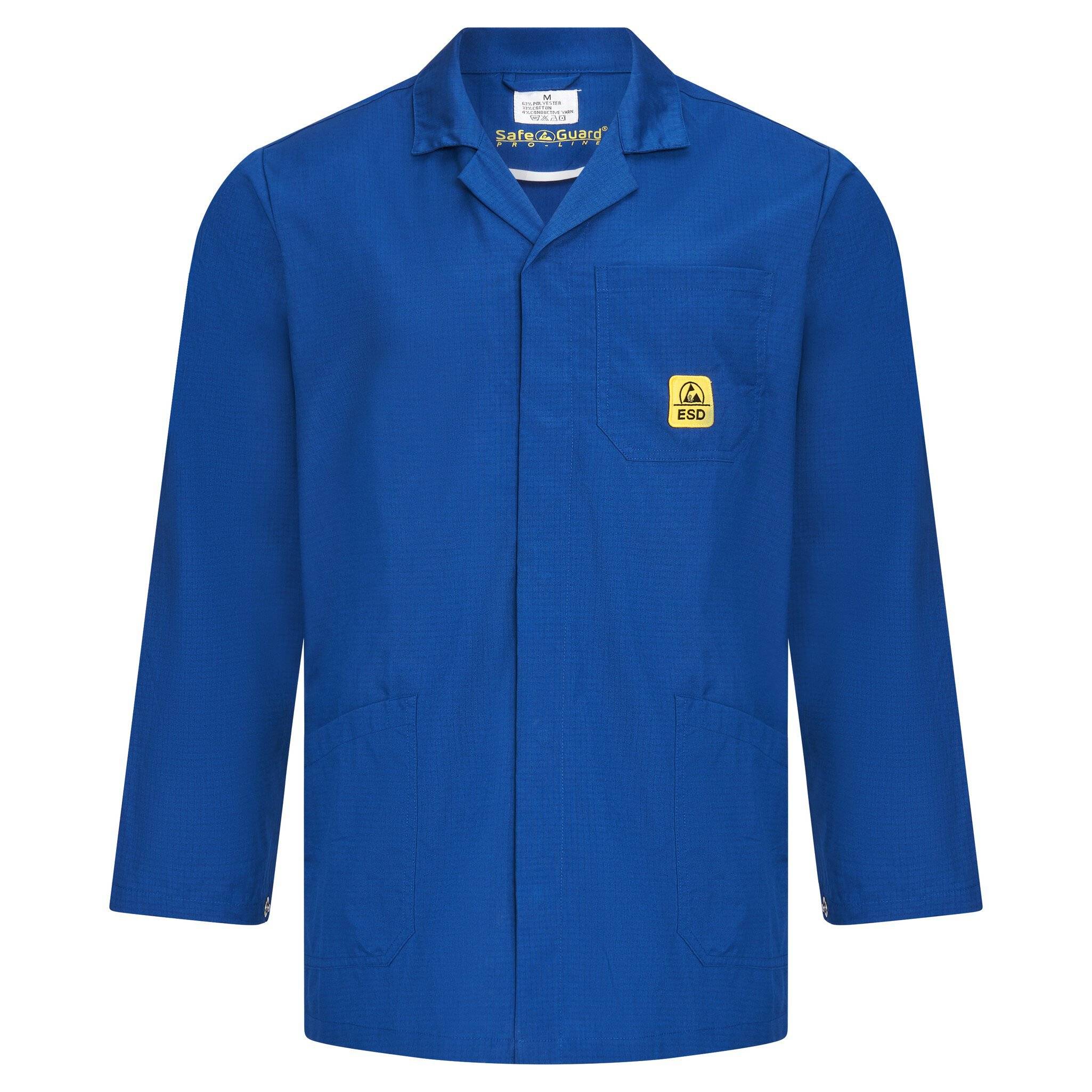 ESD-Arbeitsmantel Pro Line, unisex, 146 g/m², dunkelblau, 3XL