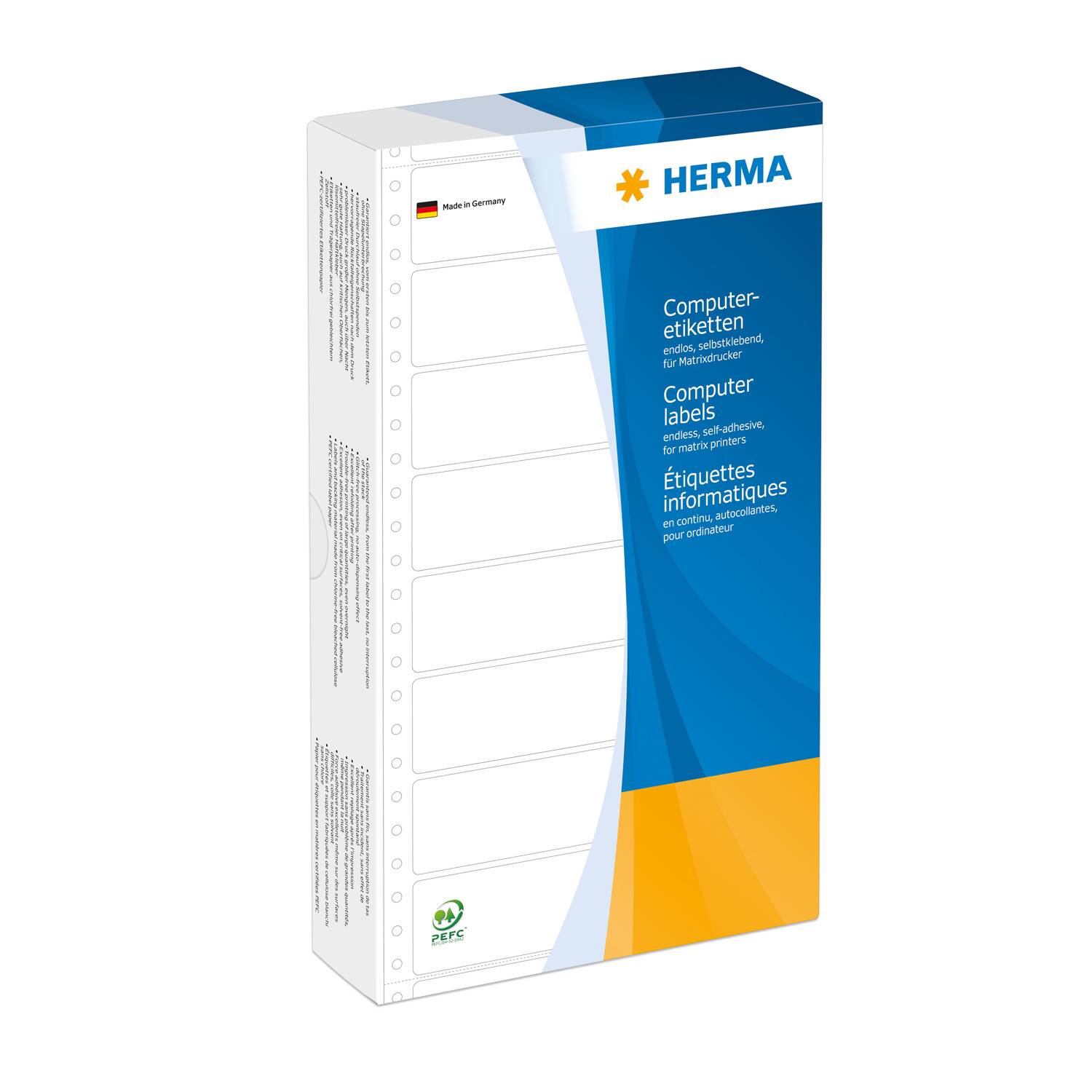 HERMA Computer labels - Papier - matt - permanent selbstklebend