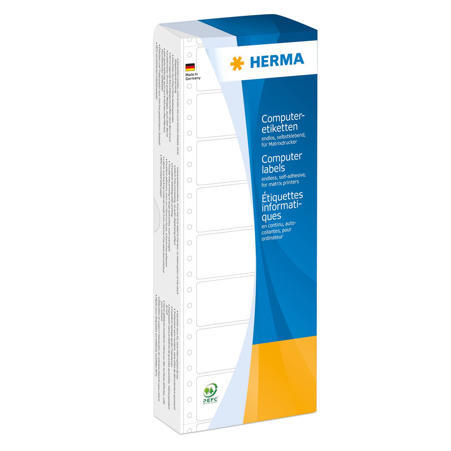 HERMA Computer labels - Papier - matt - permanent selbstklebend