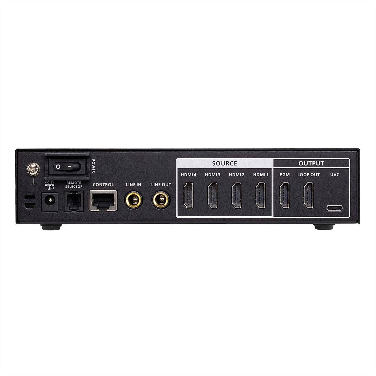 ATEN UC3430 CAMLIVE PRO 4K HDMI-zu-USB-Videokreuzschiene mit 4 Eingängen