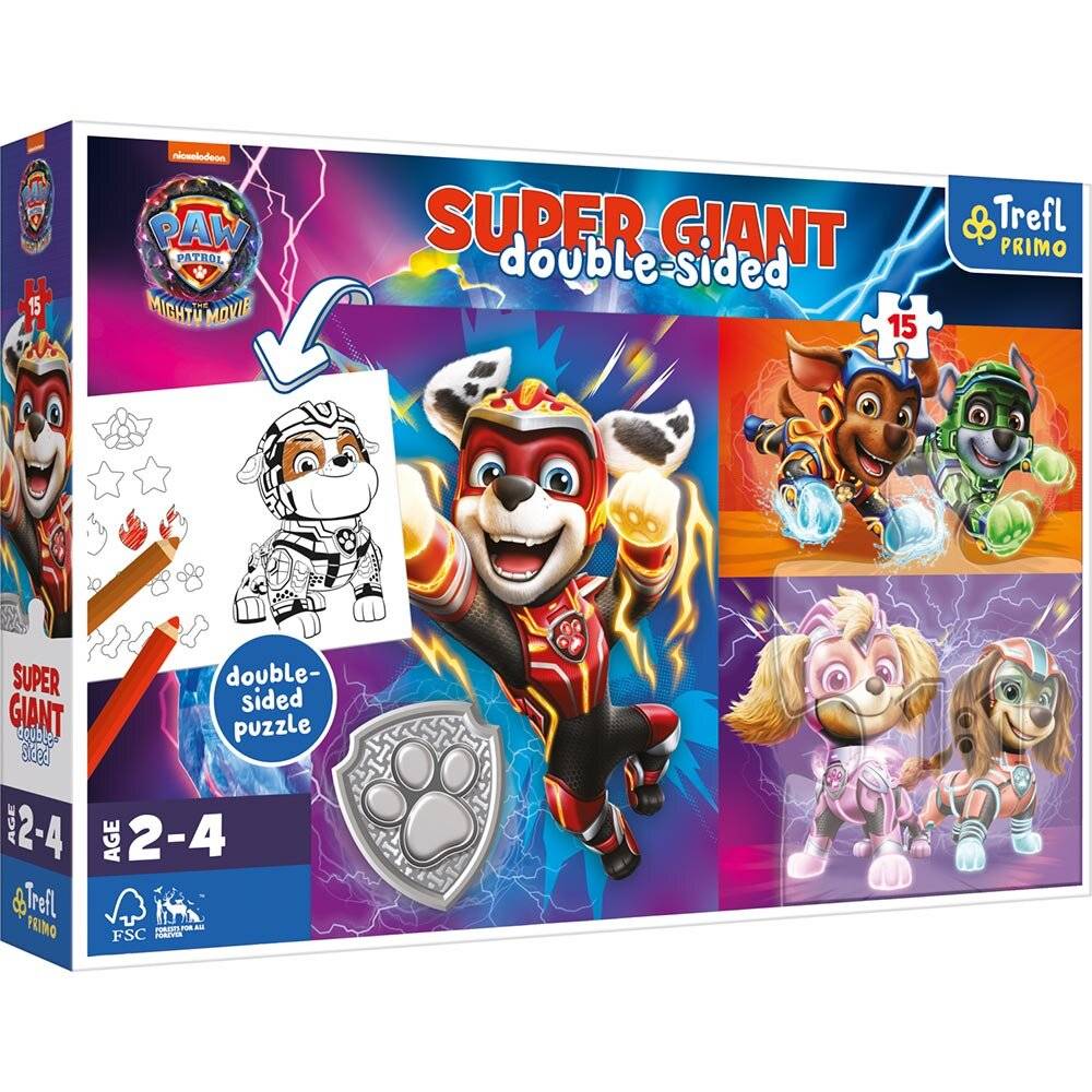 TREFL Doppelseitiges Puzzle Tawny Patrol: Groß es Team SUPER GIANT 15 Teile