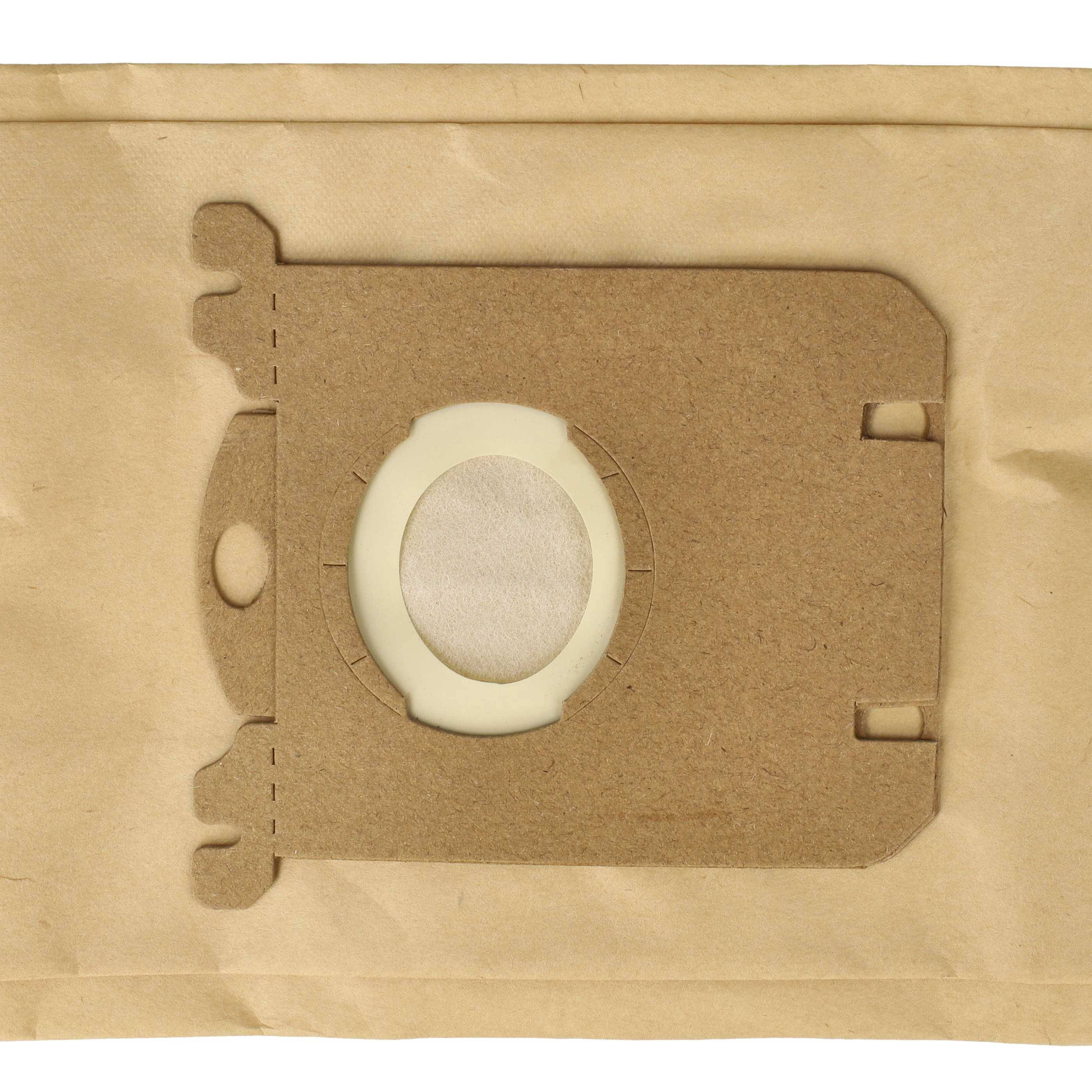 vhbw 20x Staubbeutel kompatibel mit Migros MigrosTurmix HN 4000 | Staubsauger - 16,5cm x 26cm Sandfarben