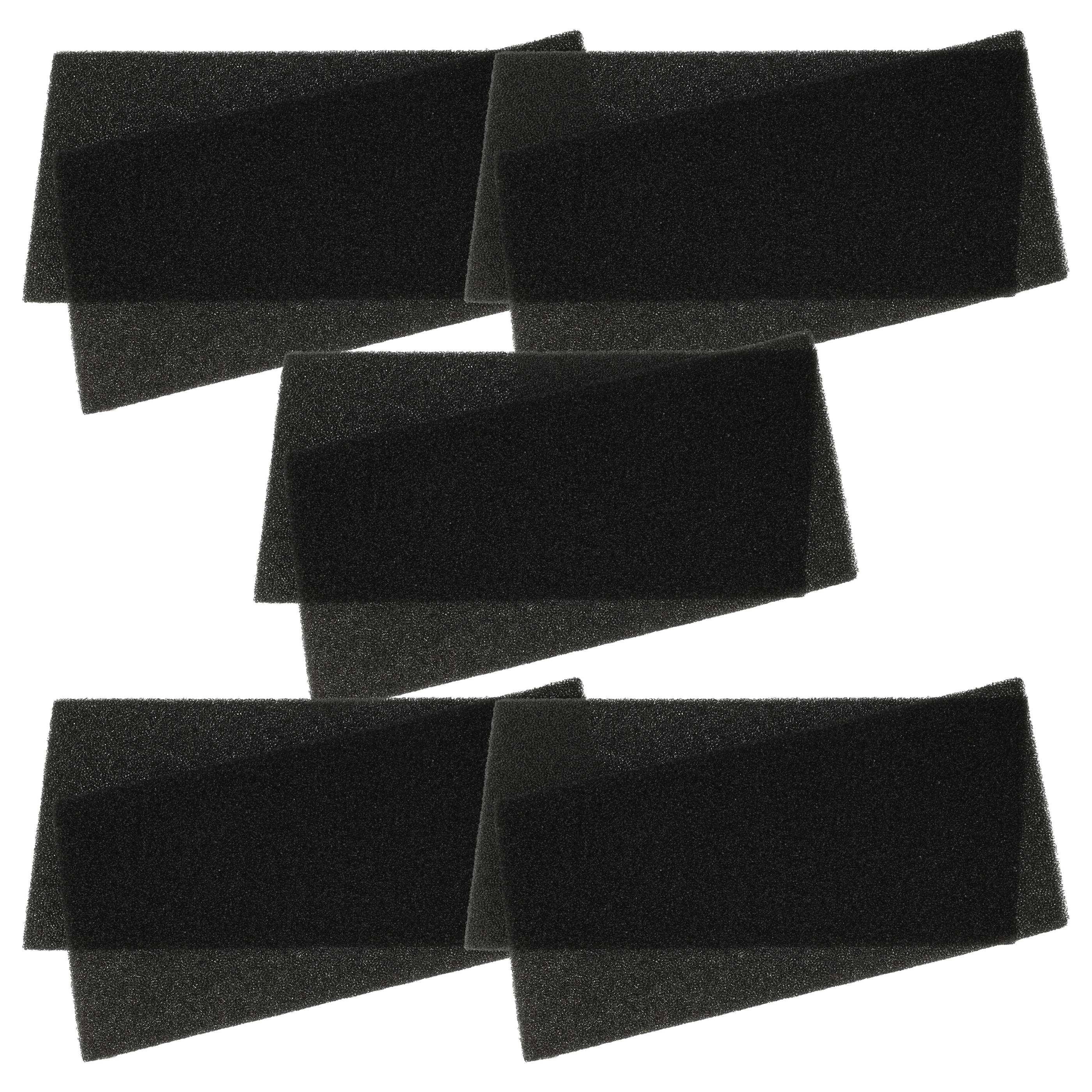 vhbw 10x Schaumfilter 40 PPI kompatibel mit Whirlpool AZA 7210 (857504129020), AHIC 999P (857500449020), AHIC 992 (857501910020) Wäschetrockner