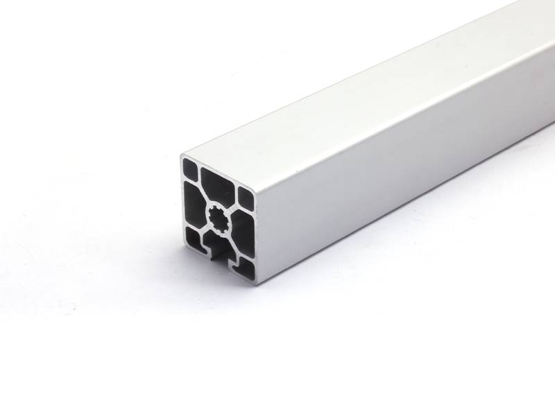 Design-Aluminiumprofil 45x45L 3 Nuten verdeckt B-Typ Nut 10 (leicht), silber eloxiert. Aluminium Profil 45x45 Alu Profile 45 x 45 Systemprofil 700mm