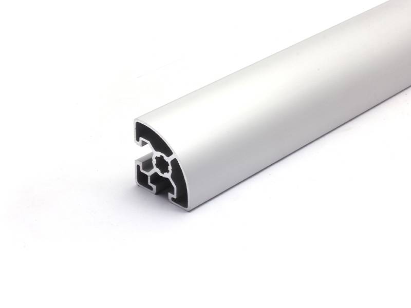 Aluminiumprofil 45x45L R37,5 B-Typ Nut 10 (leicht), silber eloxiert. Aluminium Profil 45x45 Alu Profile 45 x 45 Montage- Systemprofil 1830mm