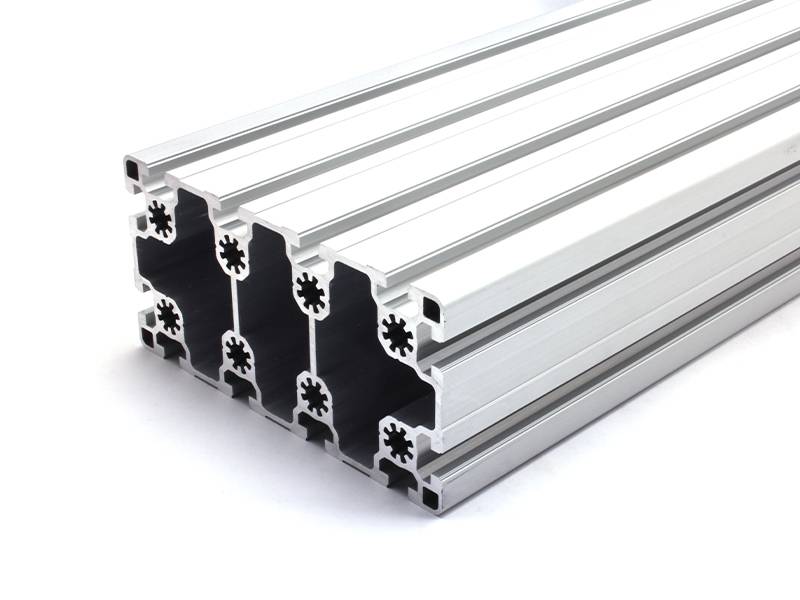 Aluminiumprofil 90x180L B-Typ Nut 10 (leicht), silber eloxiert. Aluminium Profil 90x180 Alu Profile 90 x 180 Montage- Systemprofil 230mm