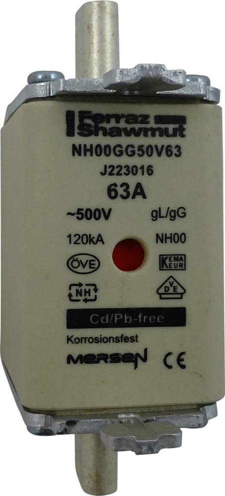 Mersen NH-Sicherungseinsatz SF NH00GG50V63