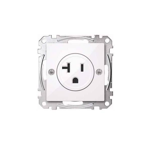 10 Stk. Merten Steckdosen-Einsatz aws/gl MEG2156-0325