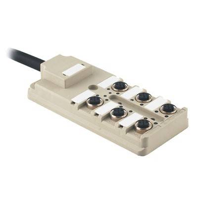3 Stk. Weidmüller Sensor-Aktor-Verteiler SAI-6-F 5P PUR 10M