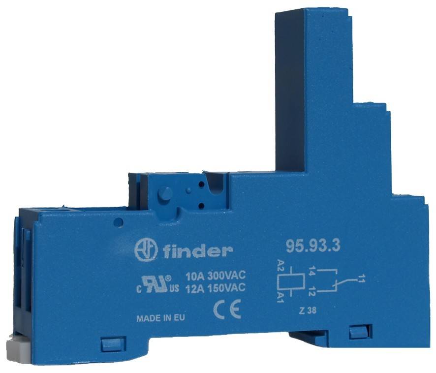 10 Stk. Finder Schraubfassung 95.93.3