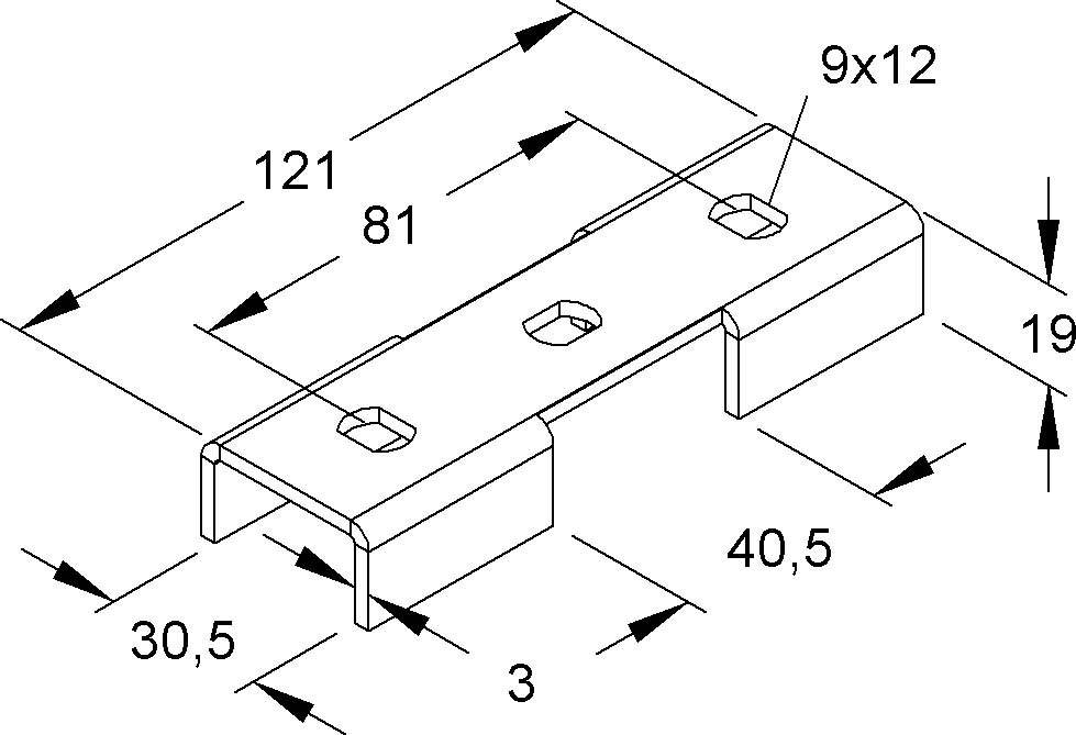 Niedax Kreuzverbinder KV 40/30