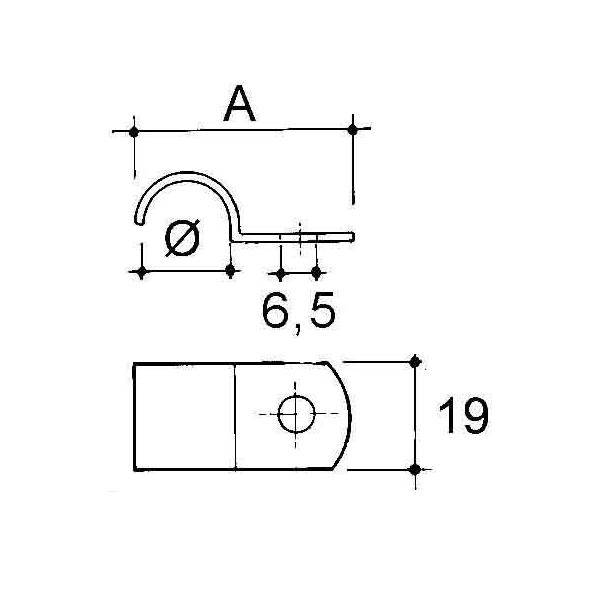 100 Stk. Niedax Rohrbefestigung RCC-25