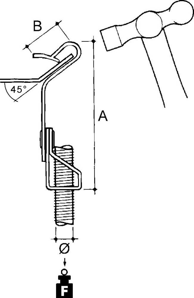 Niedax Flanschbefestigung RM055-AM10T