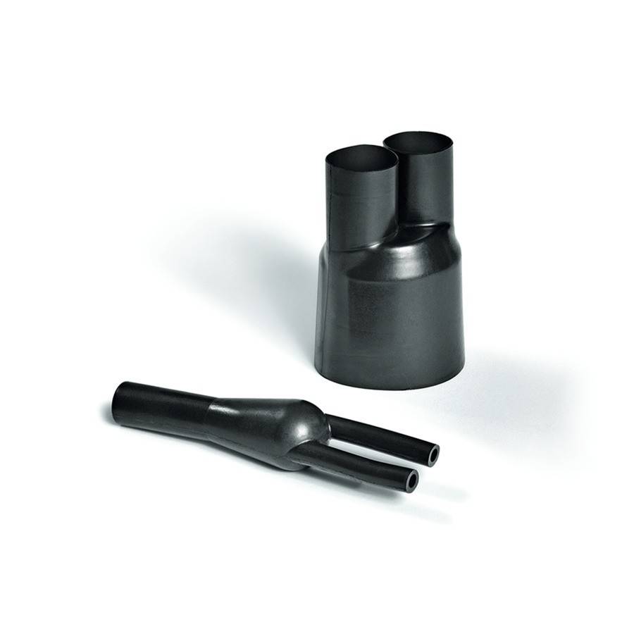 HellermannTyton Zweifinger-Formteil 218-2-B8W-PO-X-BK