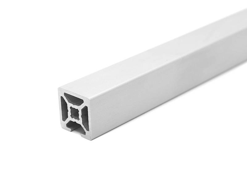 Design-Aluminiumprofil 20x20L 3 Nuten verdeckt B-Typ Nut 6 (leicht), silber eloxiert. Aluminium Profil 20x20 Alu Profil 20 x 20 Systemprofil 350mm