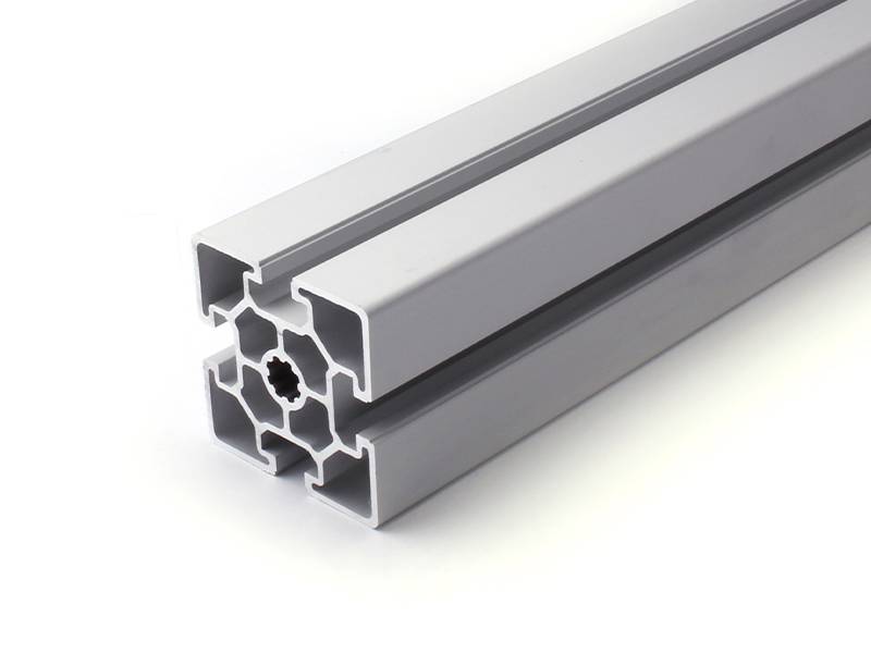 Aluminiumprofil 60x60L B-Typ Nut 10 (leicht), silber eloxiert. Aluminium Profil Alu Profil Montage- Systemprofil 1070mm