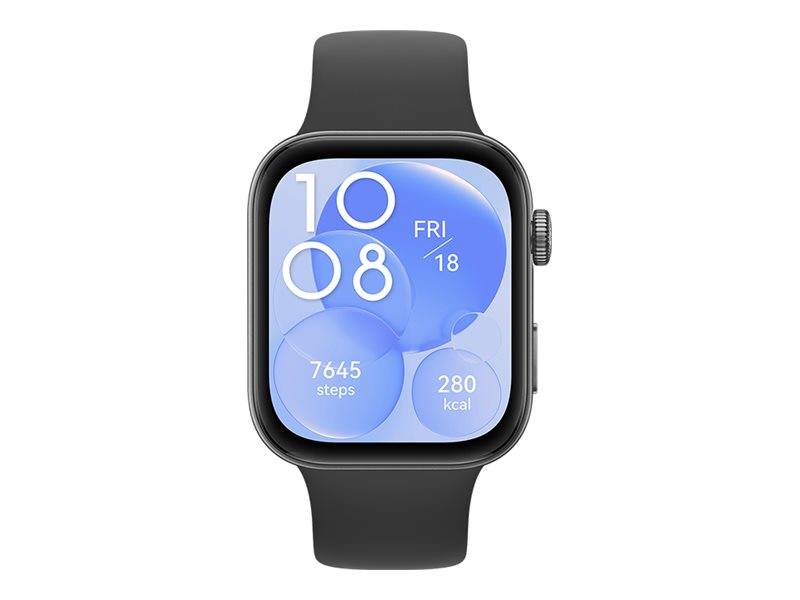 Huawei Watch Fit 3 - Aluminiumlegierung - intelligente Uhr mit Riemen - Flouroelastomer - Handgelenkgröße: 130-210 mm -