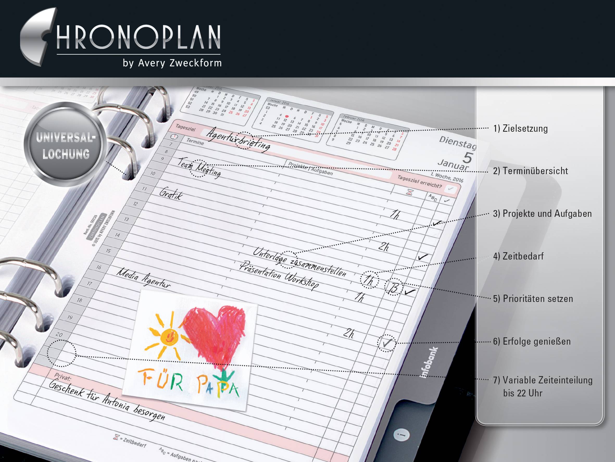 Wochenplan, Avery 50295