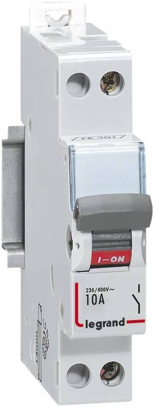 10 Stk. Legrand Reiheneinbauschalter 406403