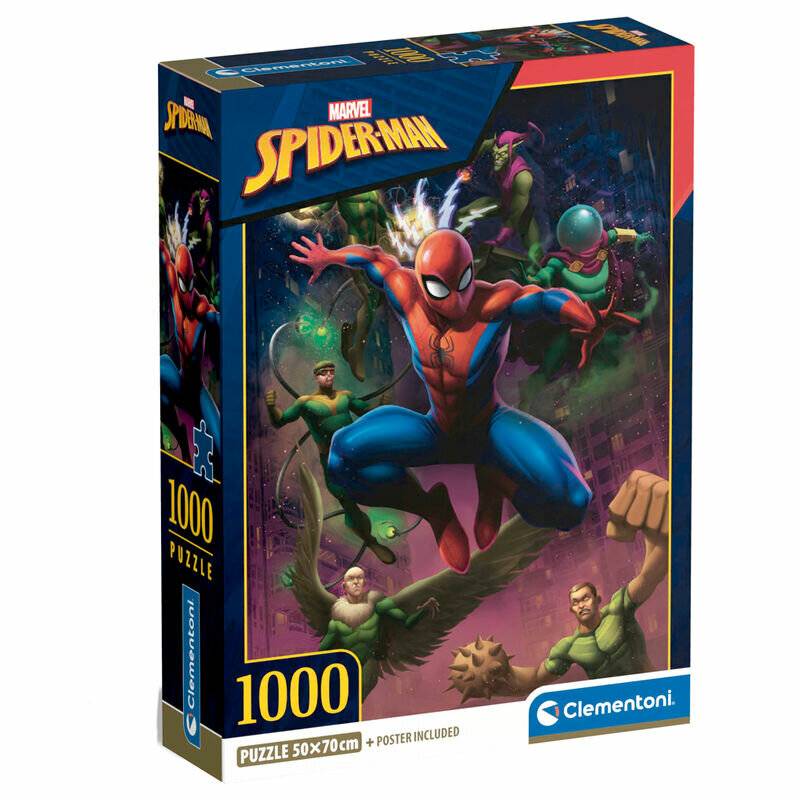 CLEMENTONI Puzzle Spiderman 1000 Teile