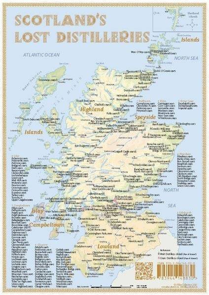 Whisky Distilleries Scotland - Tasting Map