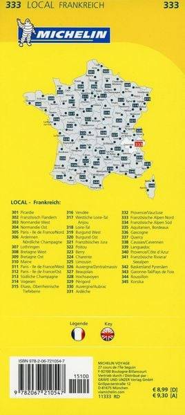 Michelin Französische Alpen Nord