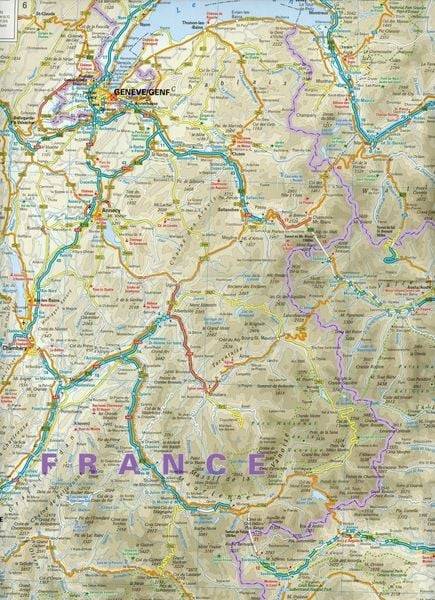 Reise Know-How Landkarte Alpen / Alps (1:550.000)