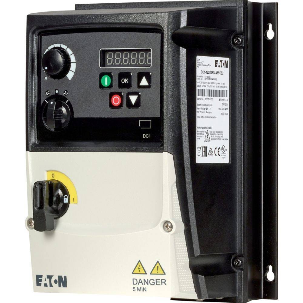 Eaton Frequenzumrichter 1phasig DC1-122D3FN-A6SOE1