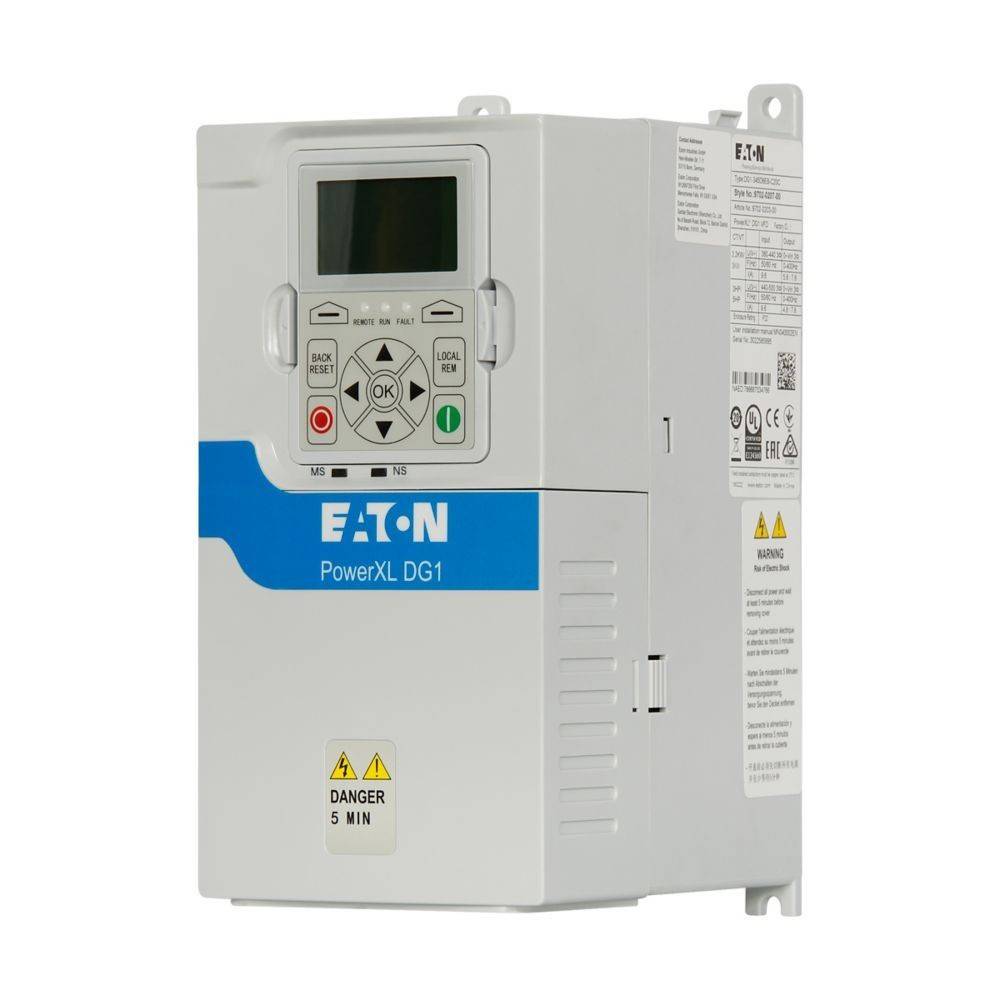 Eaton Frequenzumrichter 3phasig DG1-323D7EB-C20C