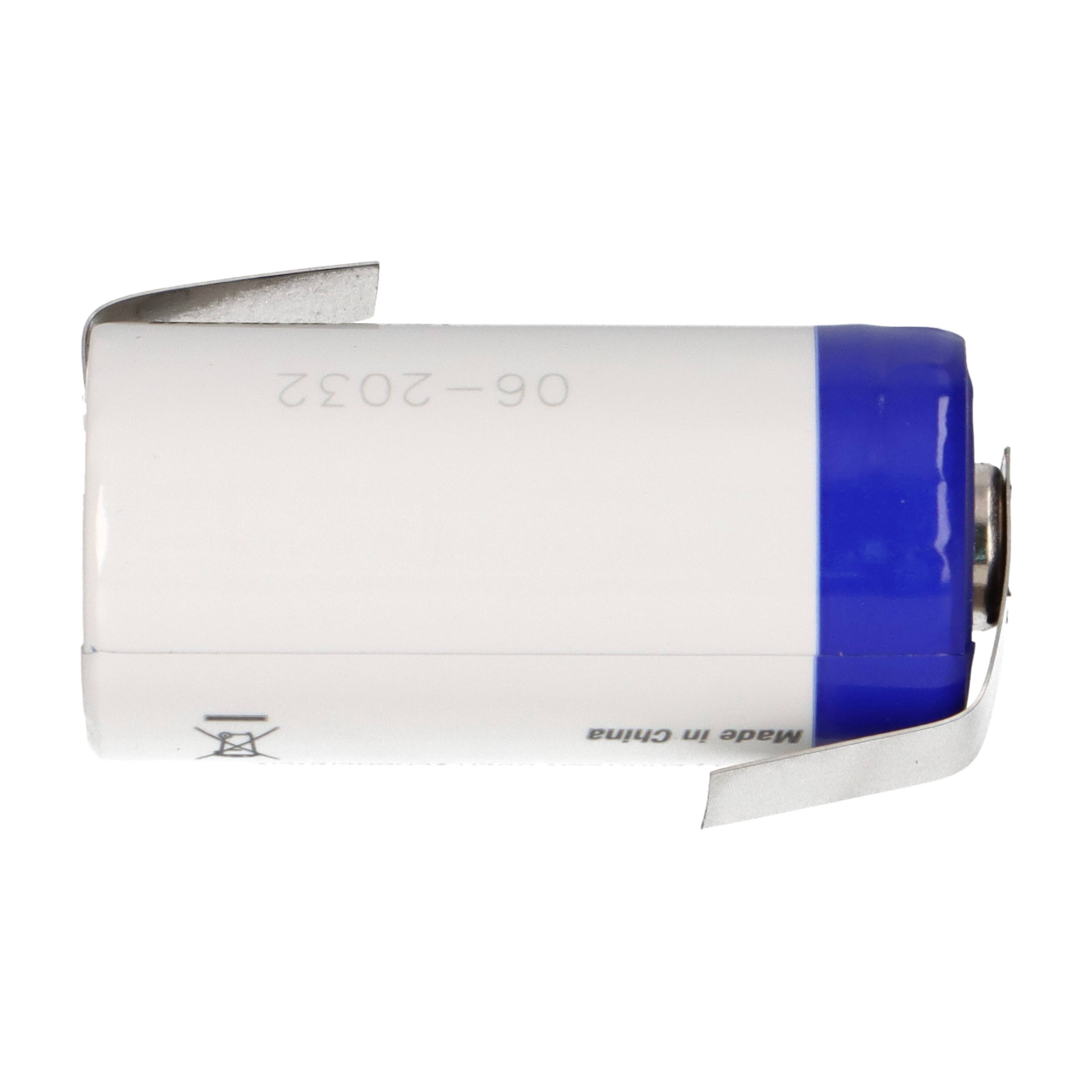 XCell CR123A Lithium Batterie 3V 1550 mAh mit Z-Lötfahne – CR17345