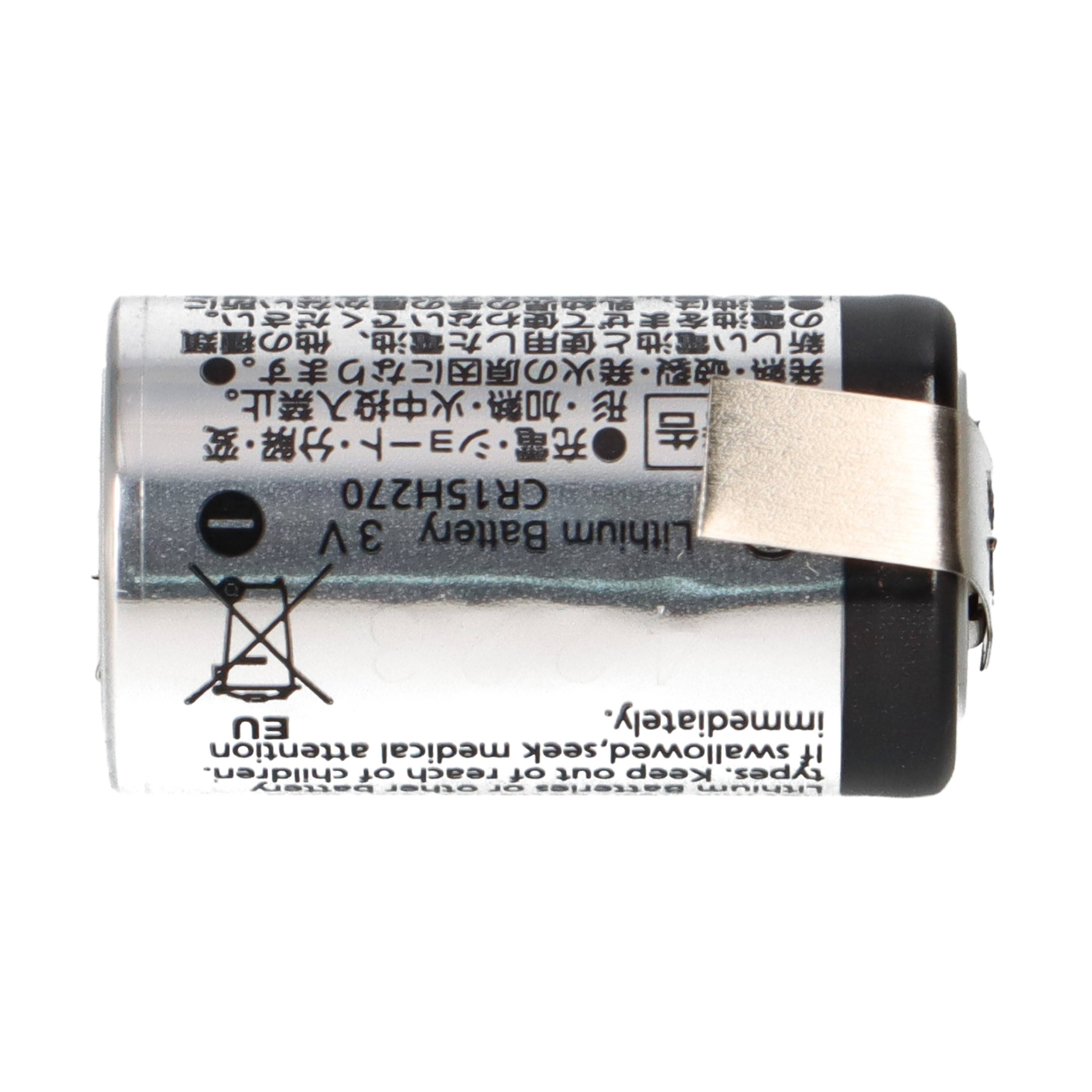 Panasonic CR2 Lithium Batterie 3V 850mAh mit Z-Lötfahne – CR15H270