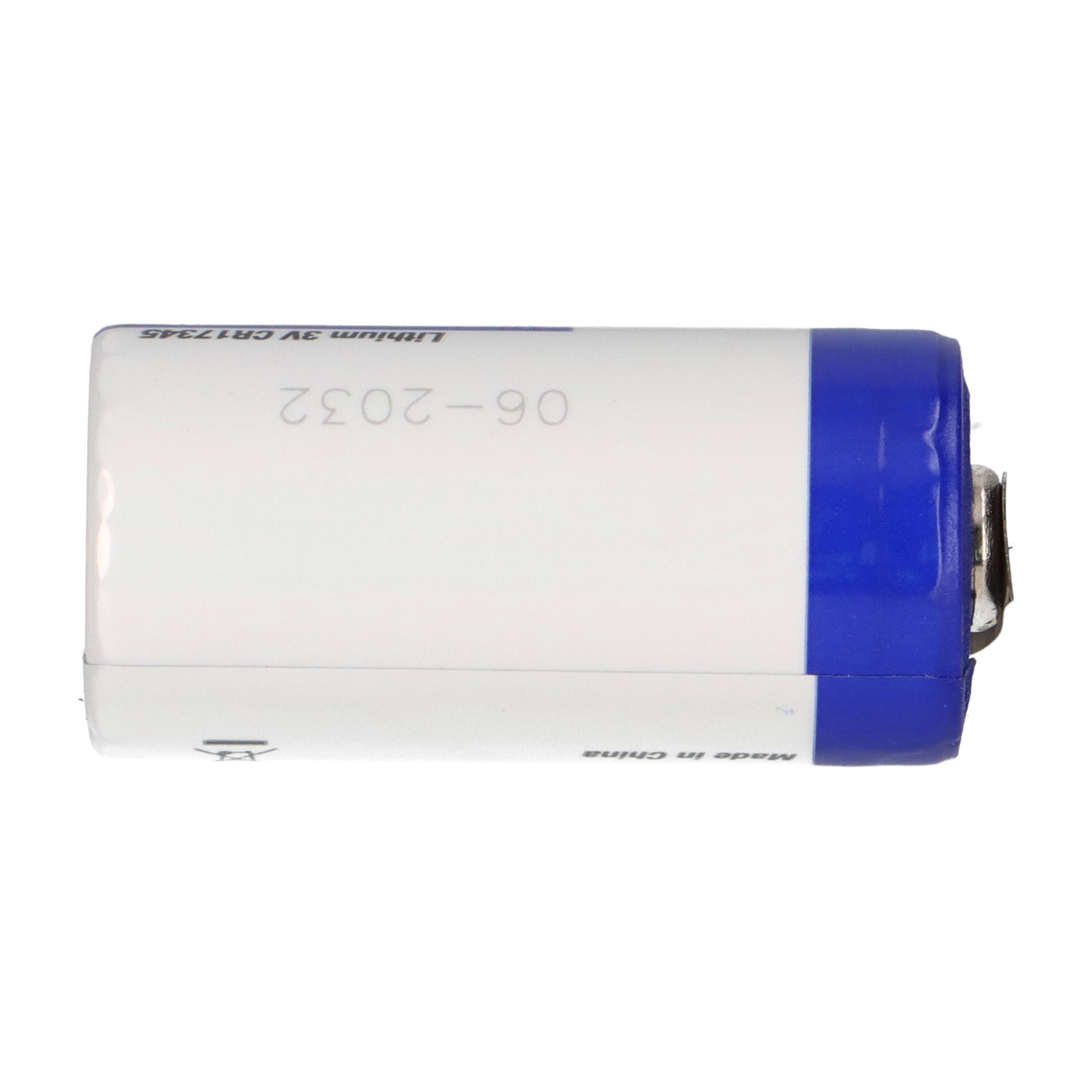 XCell CR123A Lithium Batterie 3V 1550 mAh mit U-Lötfahne – CR17345