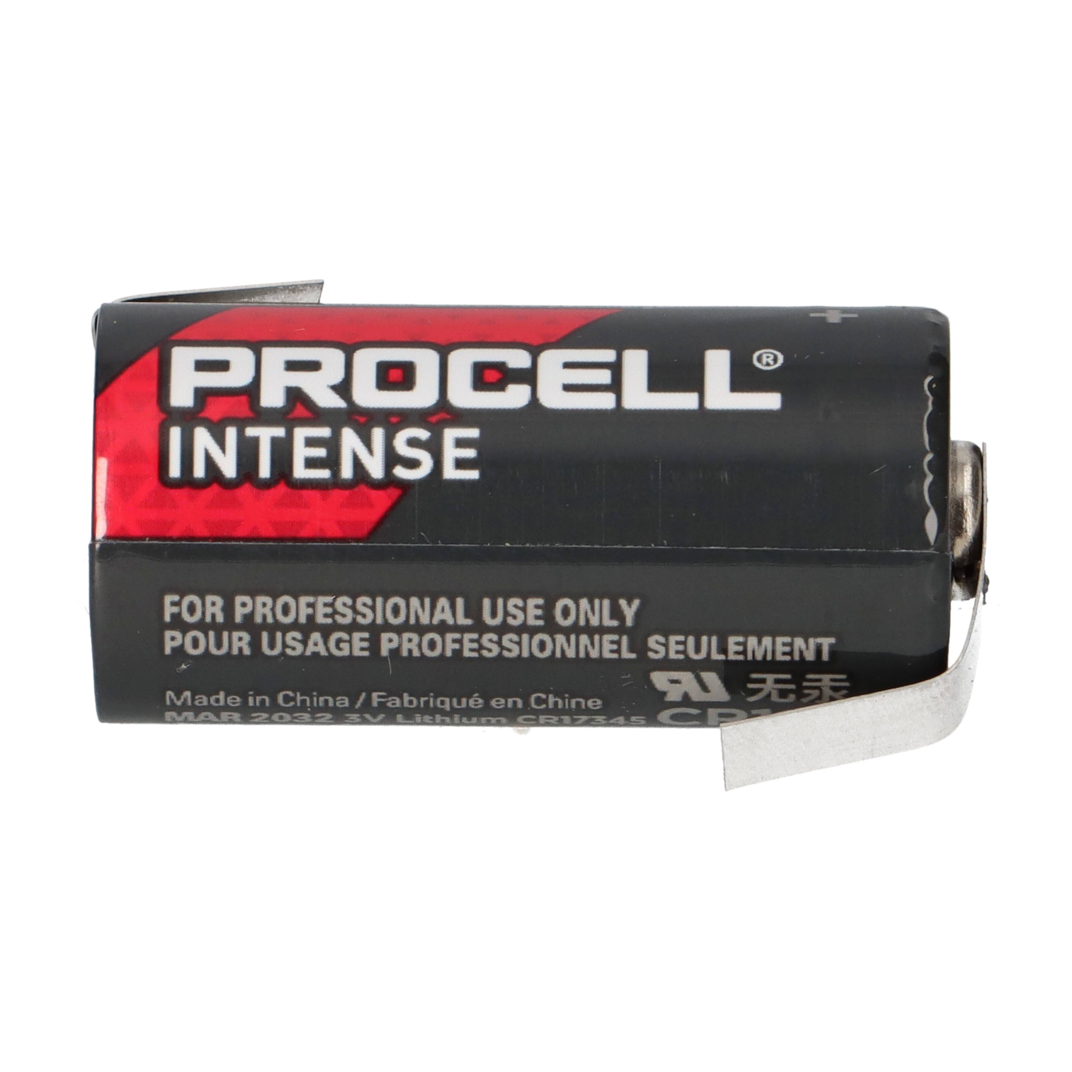 Procell Intense CR123A Lithiumbatterie 3V 1600mAh Z-Lötfahne