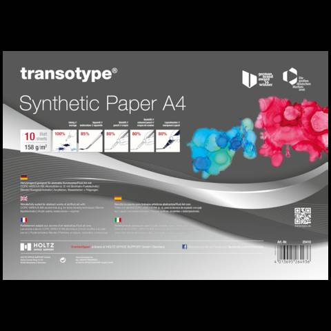 transotype Synthetic Paper, 10 Blatt A4, 158 g/m²