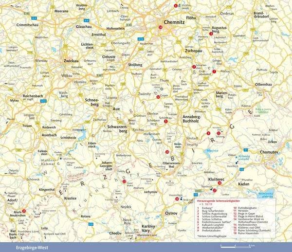 TRESCHER Reiseführer Erzgebirge