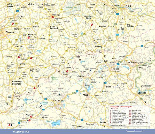 TRESCHER Reiseführer Erzgebirge