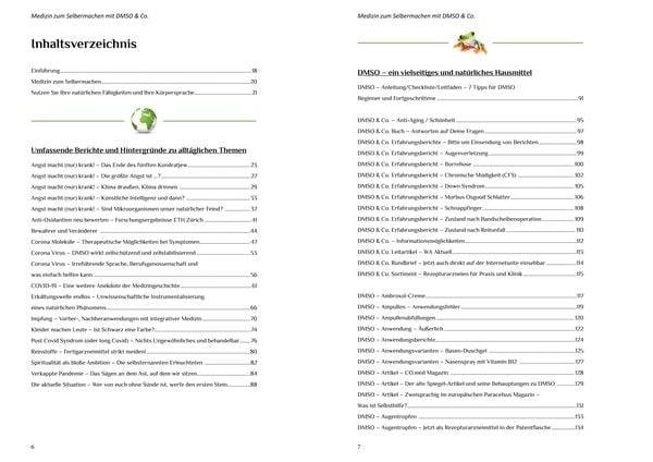 Medizin zum Selbermachen mit DMSO & Co.