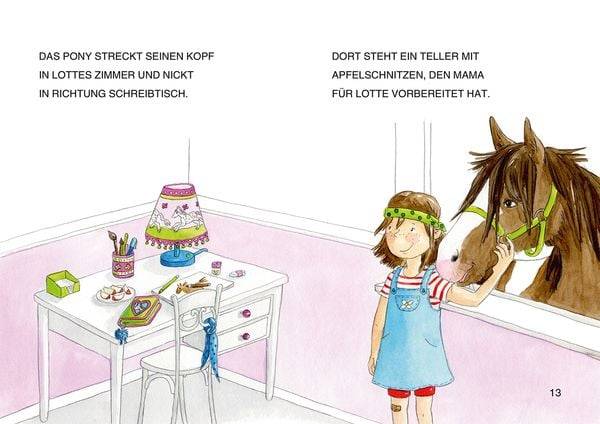 Leselöwen 1. Klasse - Zwei Freundinnen und ein freches Pony (Großbuchstabenausgabe)