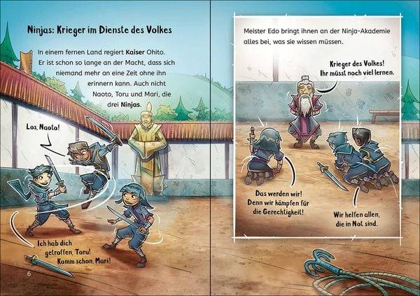 Leselöwen 3. Klasse - Die Ninjas und der unsterbliche Kaiser