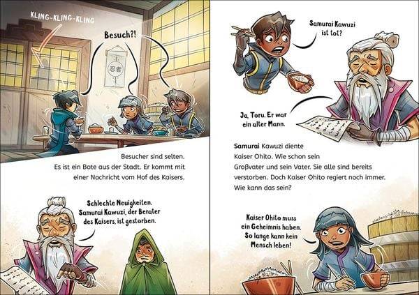 Leselöwen 3. Klasse - Die Ninjas und der unsterbliche Kaiser