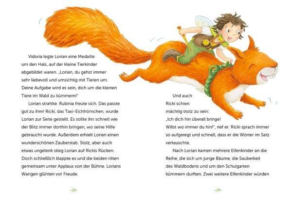 Rubinia Wunderherz, die mutige Waldelfe (Band 1) - Der magische Funkelstein