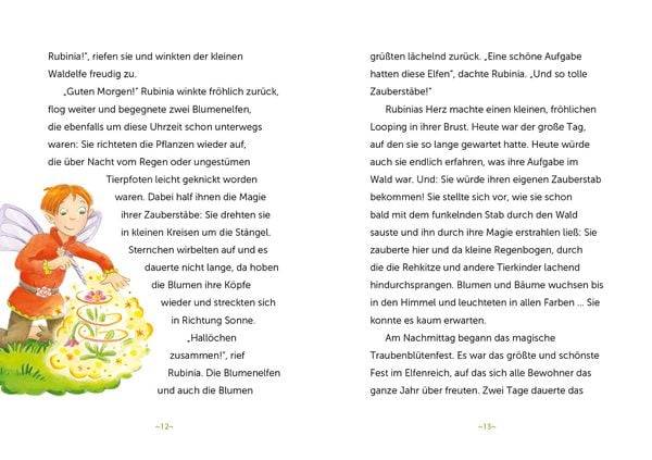 Rubinia Wunderherz, die mutige Waldelfe (Band 1) - Der magische Funkelstein